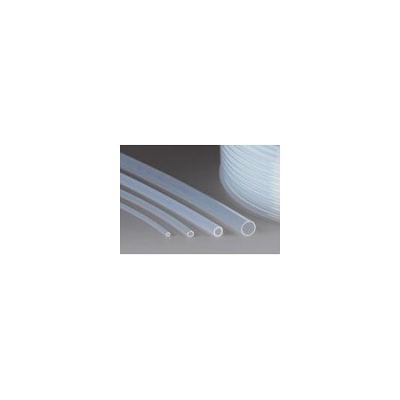Professional Plastics Natural PTFE Tube - Virgin, 0.437 ID X .500 OD X 100 FT Each TTFE.437X.500X100FTV